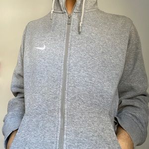 nike jacket besty in grey white